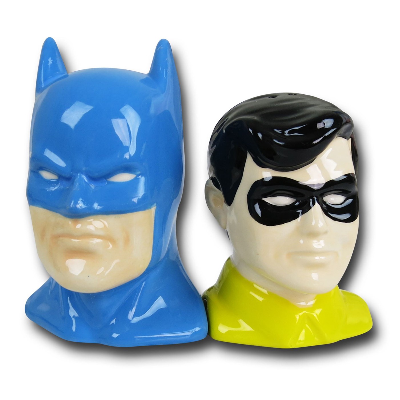 Batman and Robin Busts Salt and Pepper Shakers, Blue