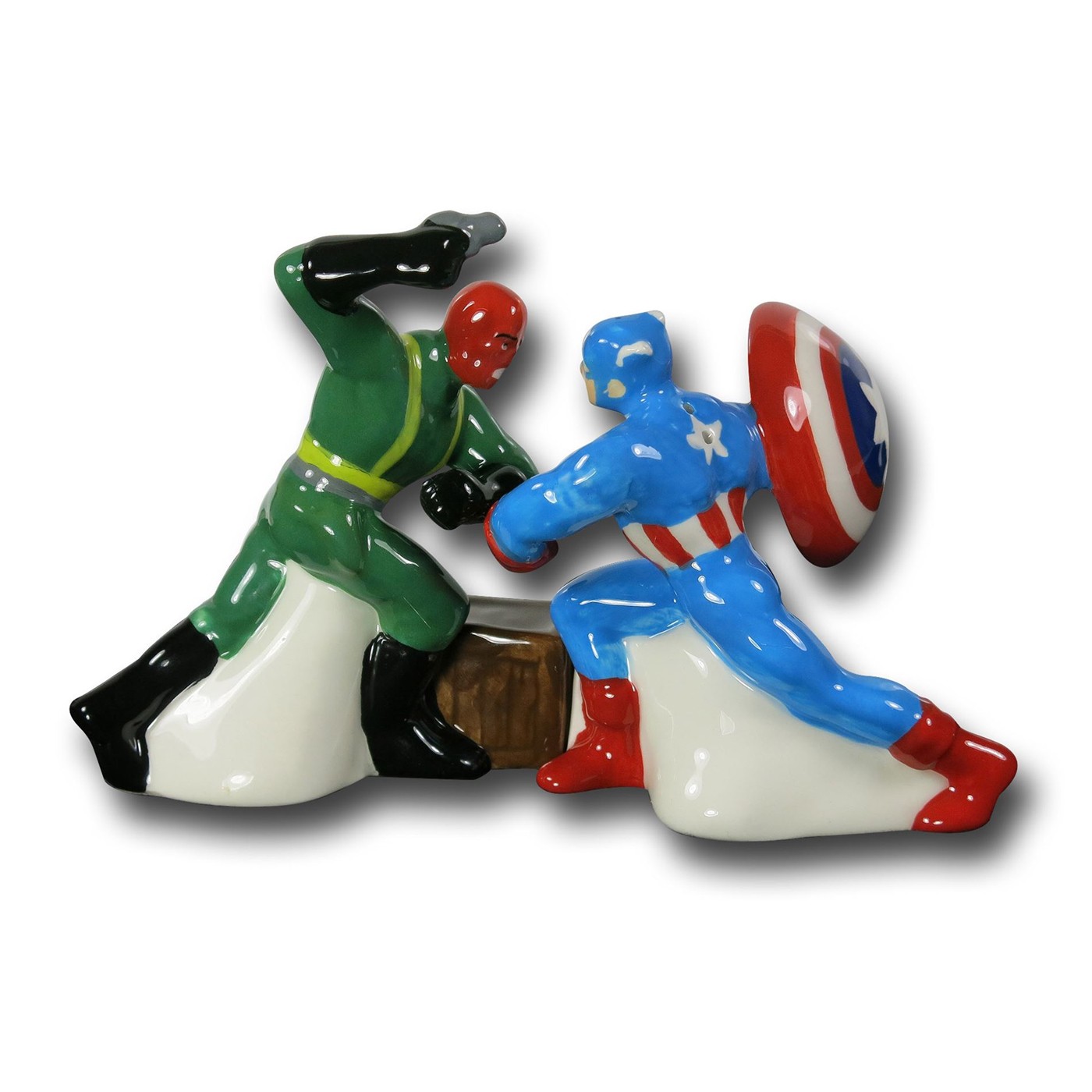 Captain America Vs. Red Skull Salt & Pepper Shakers, Blue