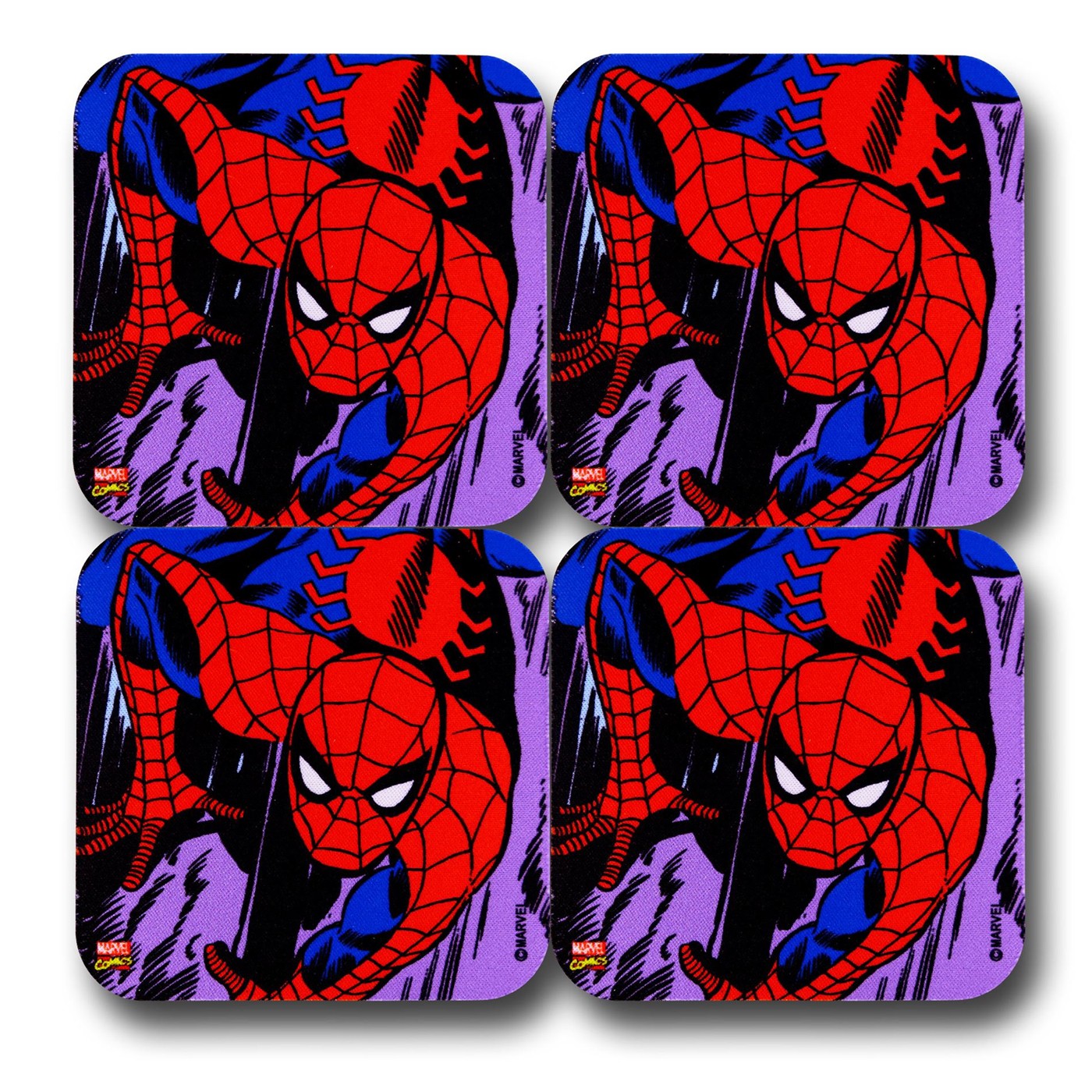 Spiderman Neoprene Coaster Set