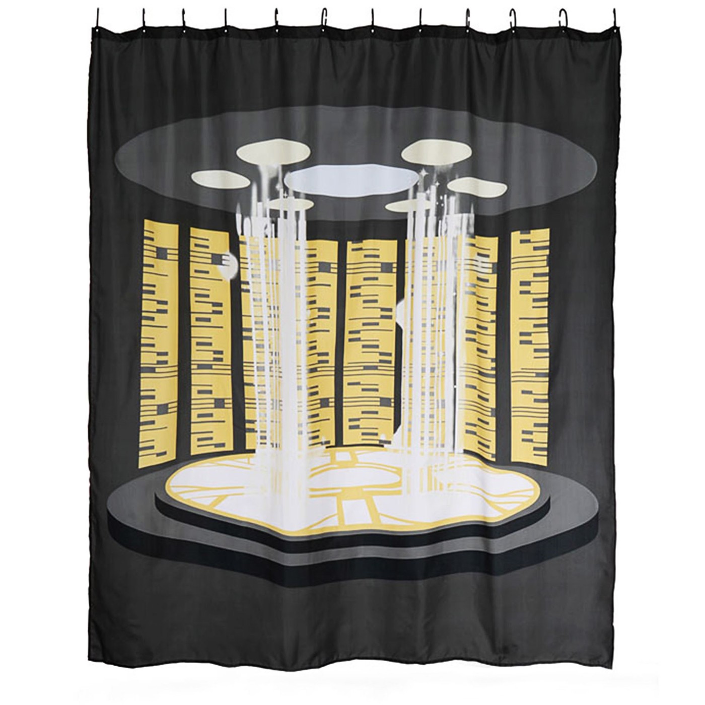 Star Trek Transporter Shower Curtain, Blue