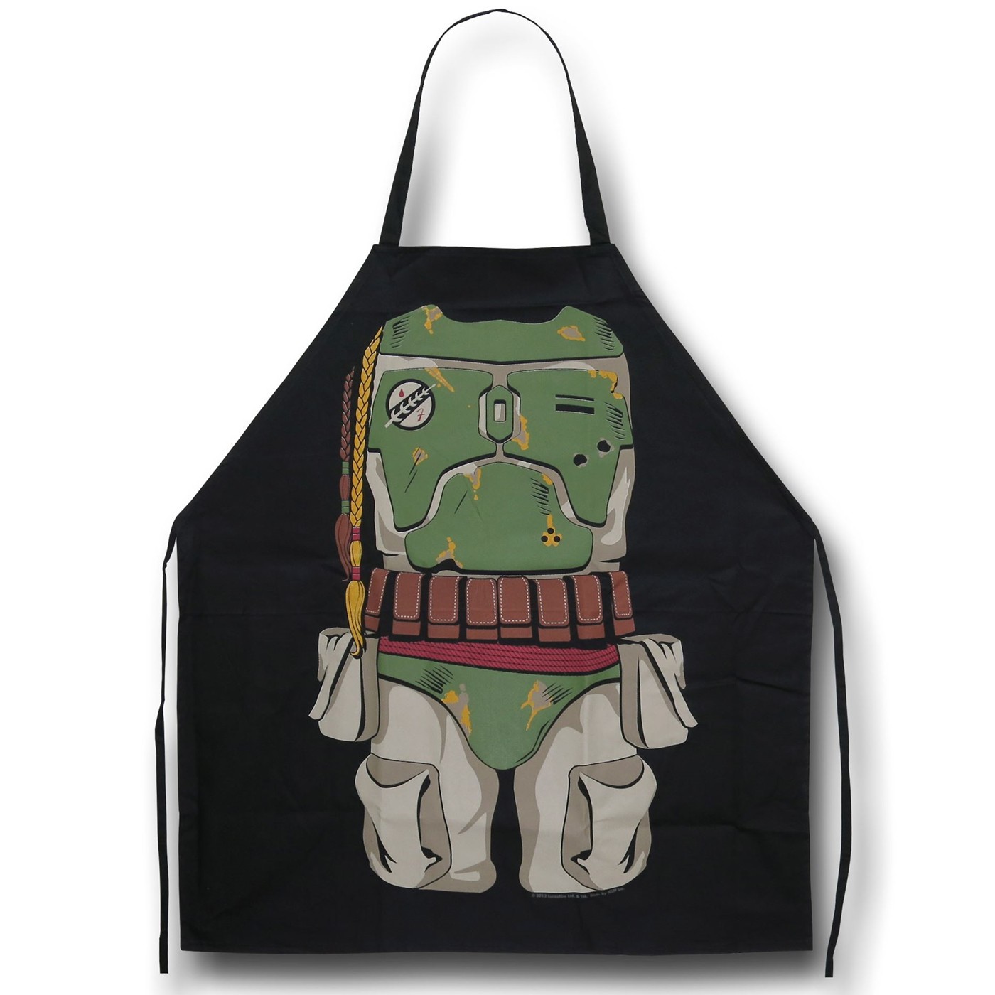 Boba Fett Figure Cooking Apron, Black