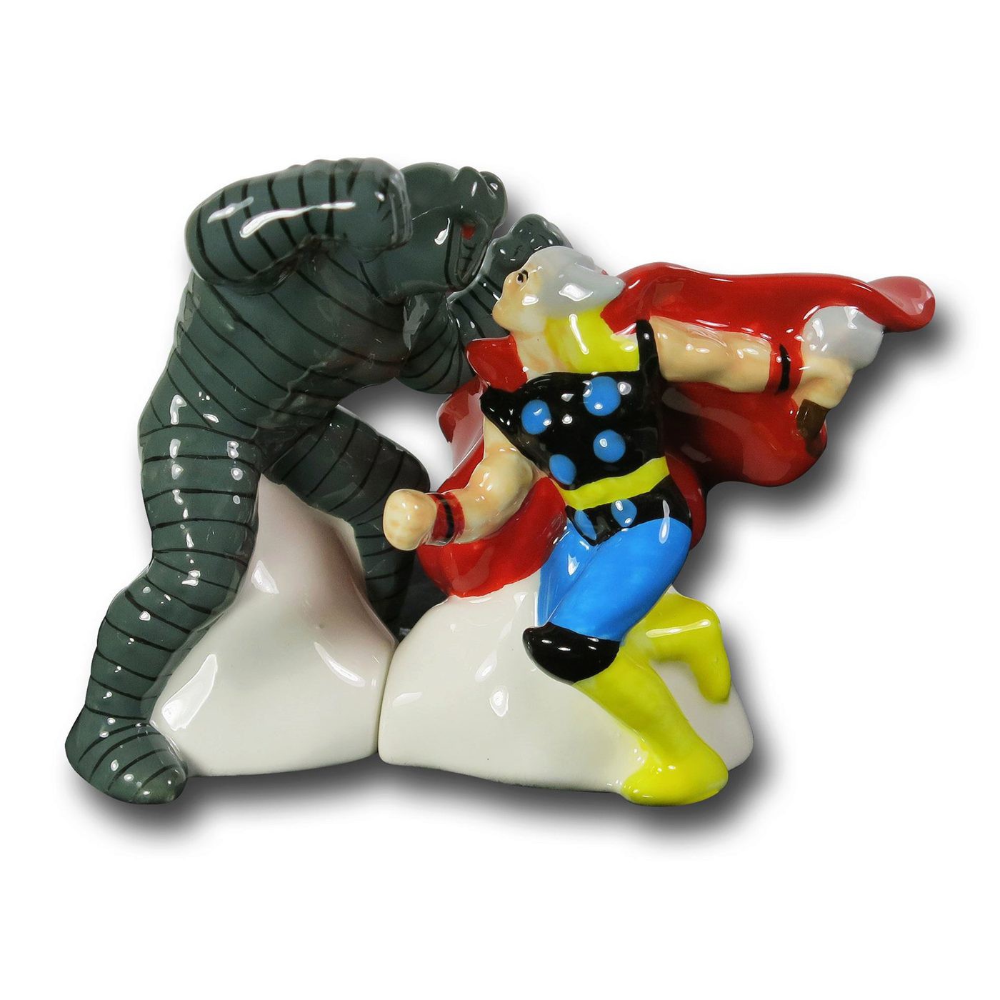 Thor Vs. The Destroyer Salt & Pepper Shakers, Grey