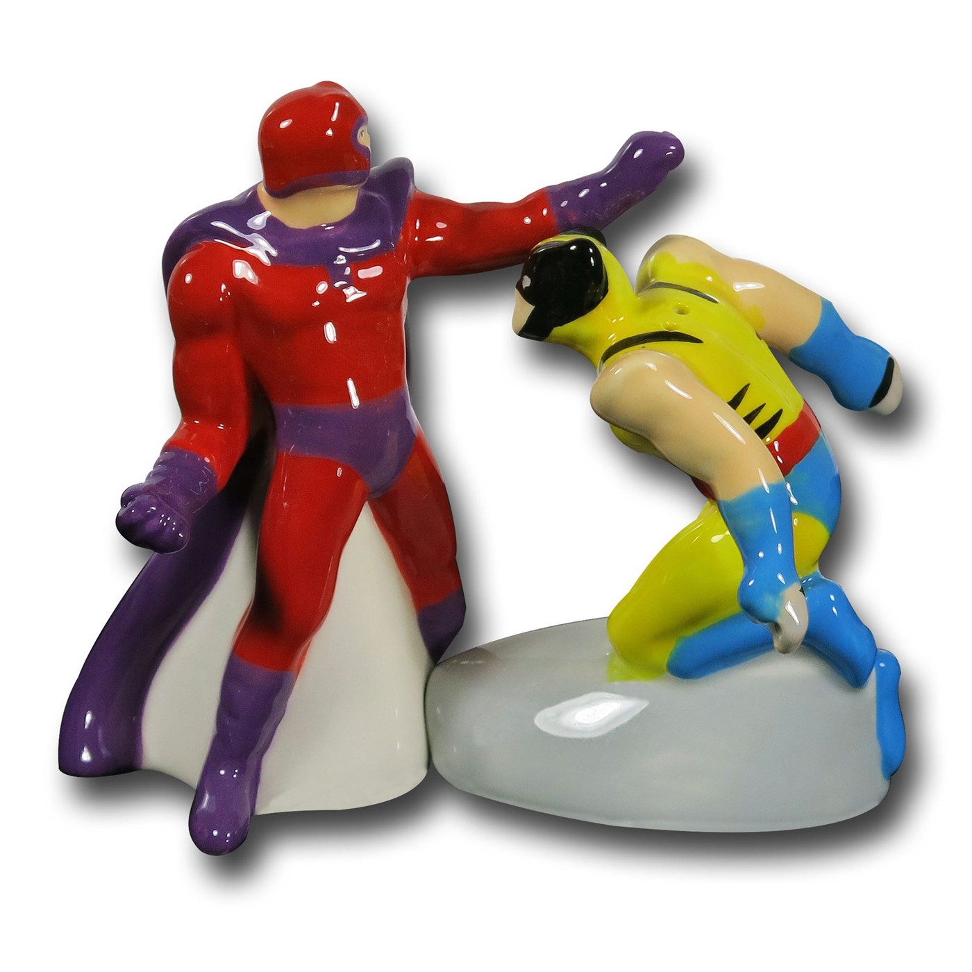 Wolverine Vs. Magneto Salt & Pepper Shakers, Red