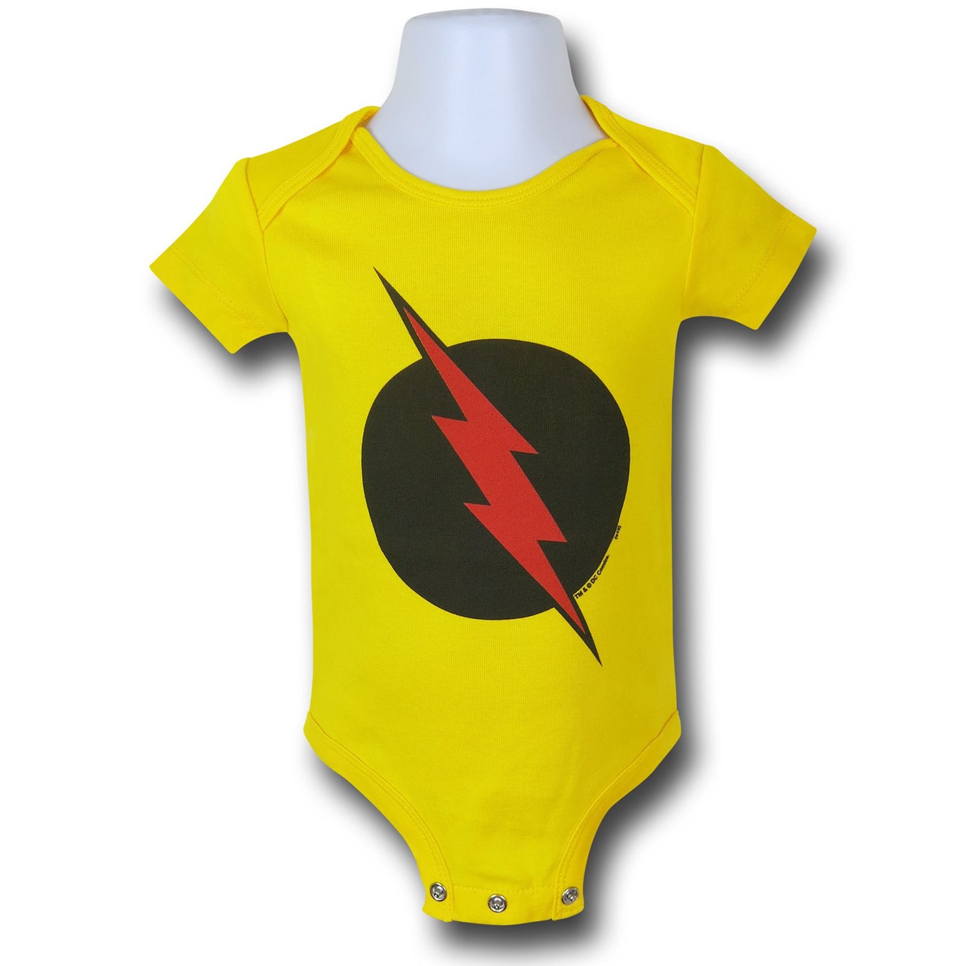 Flash Reverse Flash Infant Snapsuit, Yellow