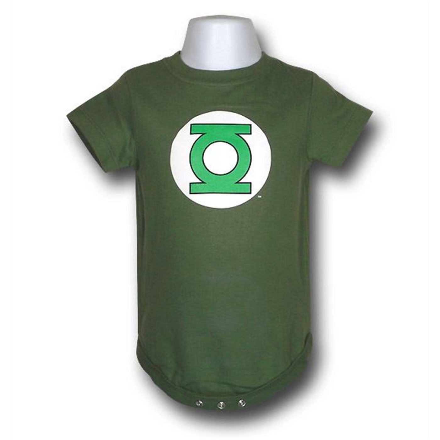Green Lantern Symbol Infant Snapsuit, Green
