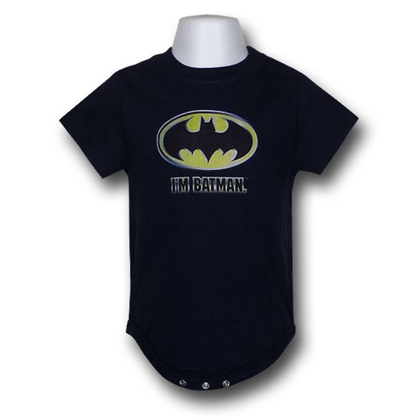 I'm Batman Navy Infant Snapsuit, Blue