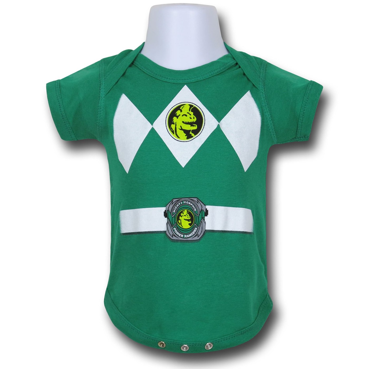 Power Rangers Green Infant Snapsuit, Green