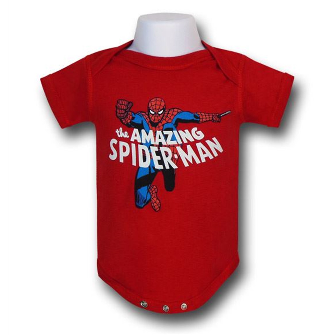 Spiderman Amazing Red Infant Snapsuit, Red