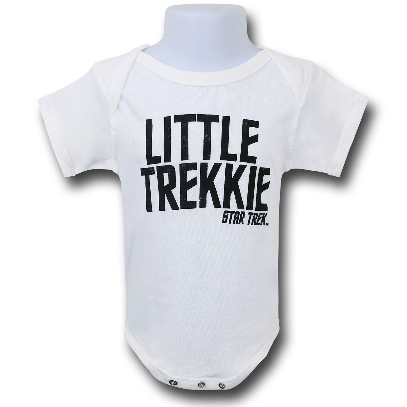 Star Trek Little Trekkie Infant Snapsuit, White