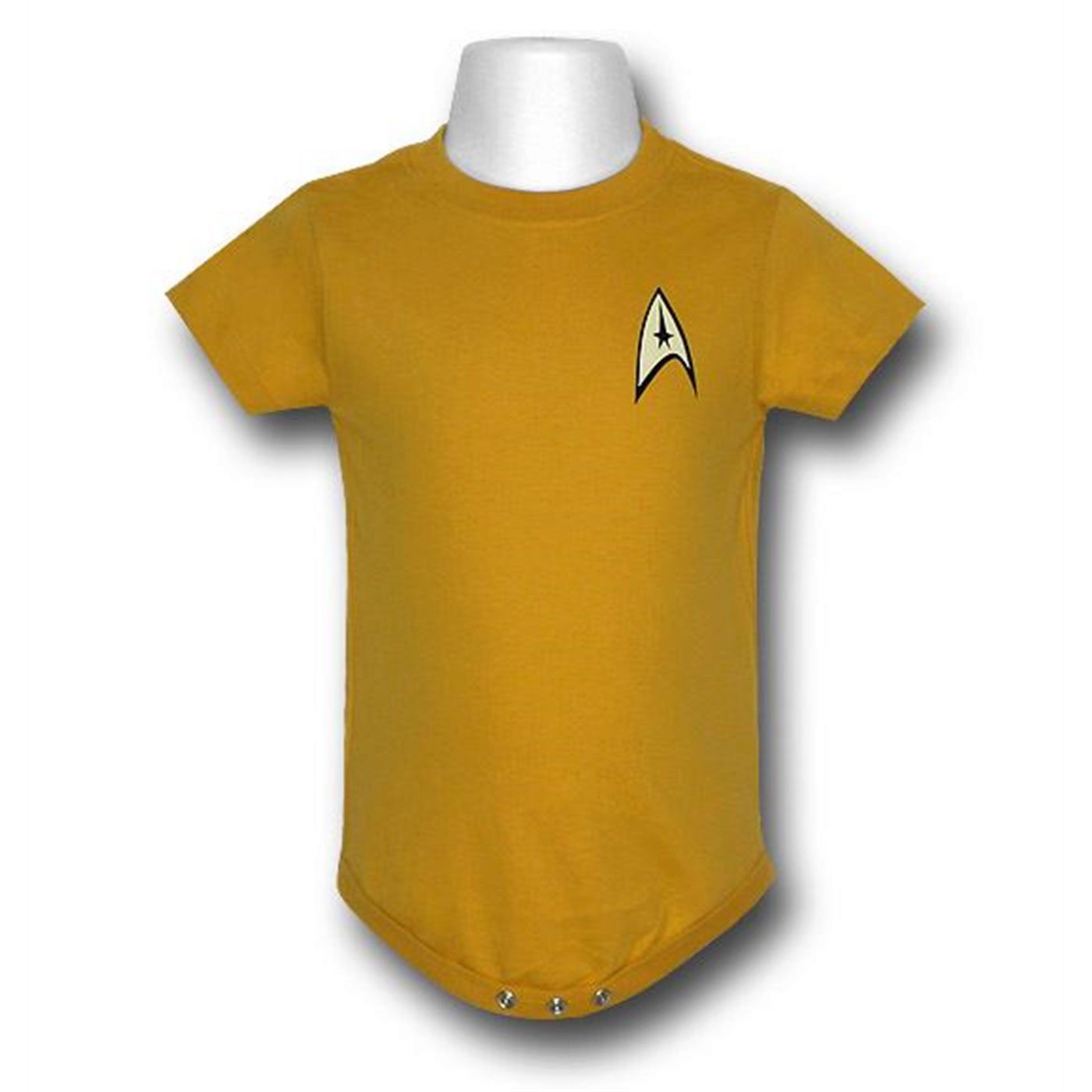 Star Trek Command Uniform Infant Snapsuit, Yellow