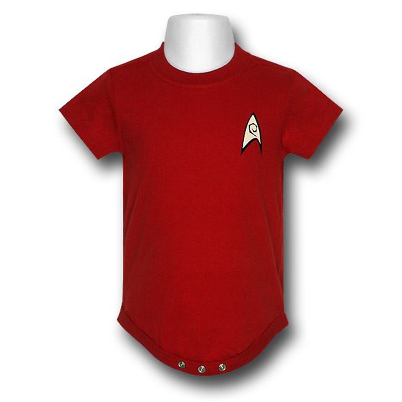 Star Trek Engineering Uniform Infant Snapsuit, Red