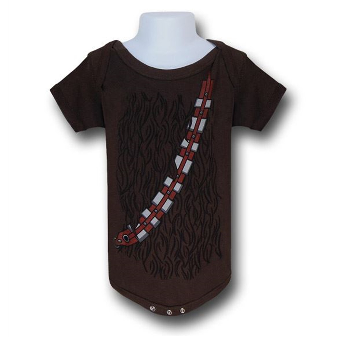 Star Wars Chewbacca Costume Infant Snapsuit, Brown