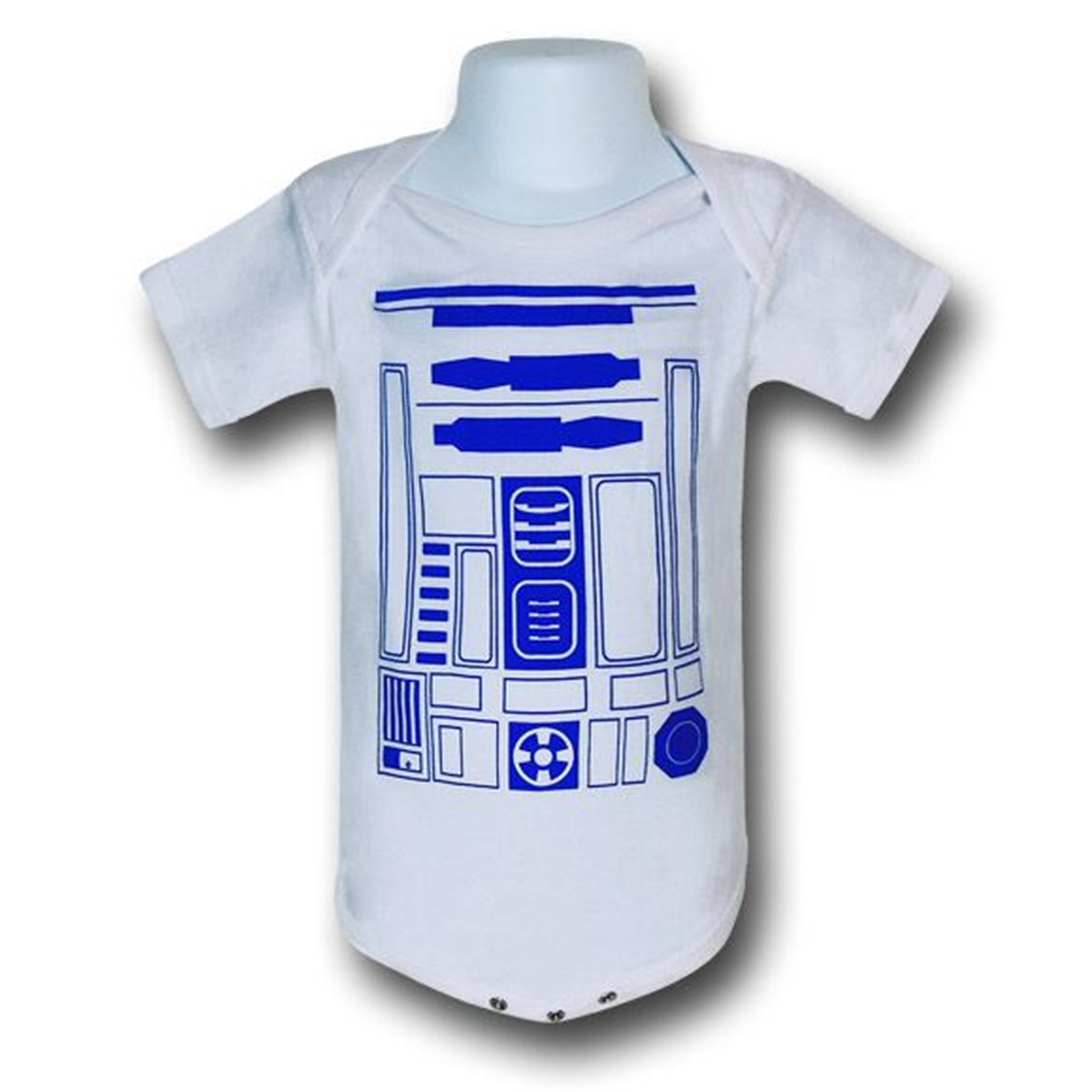 Star Wars R2D2 Costume Infant Snapsuit, White