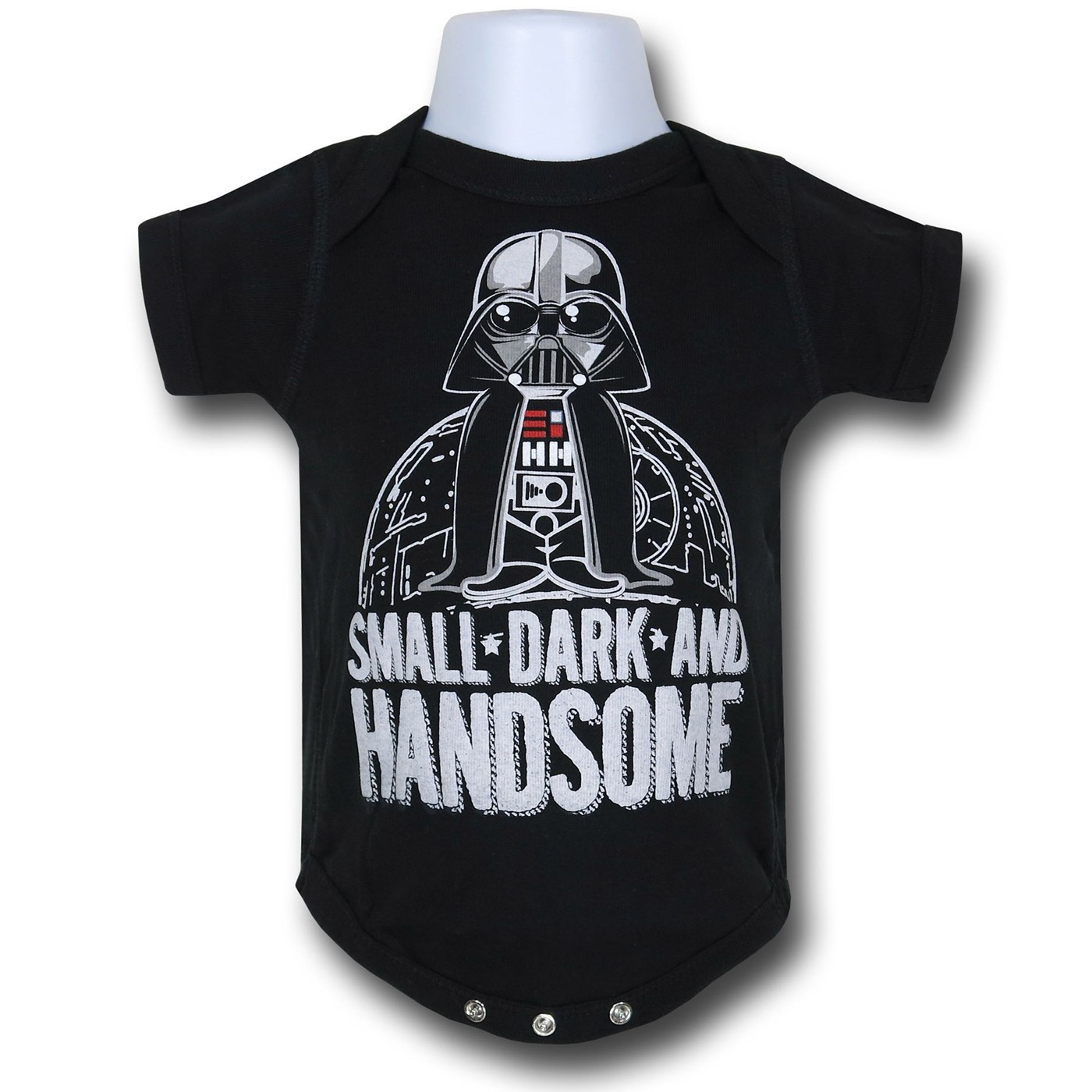Star Wars Darth Vader Infant Snapsuit, Black