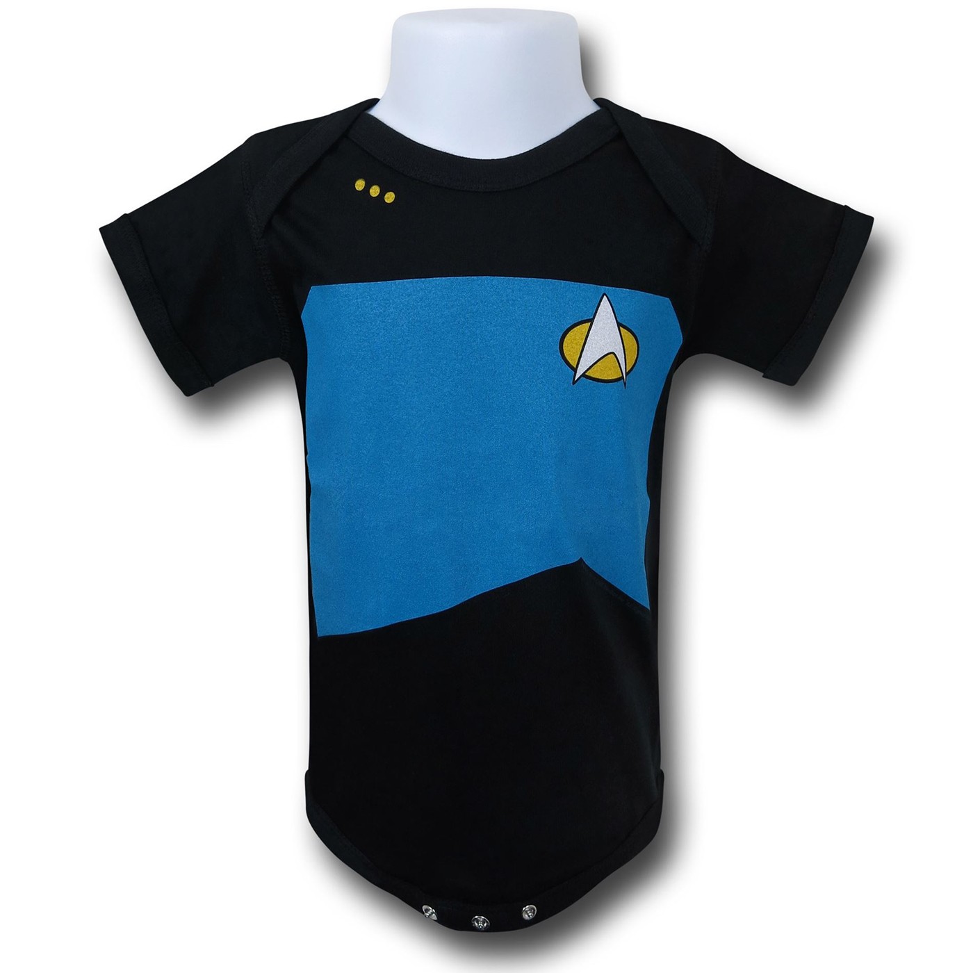 Star Trek Next Generation Science Infant Snapsuit, Blue