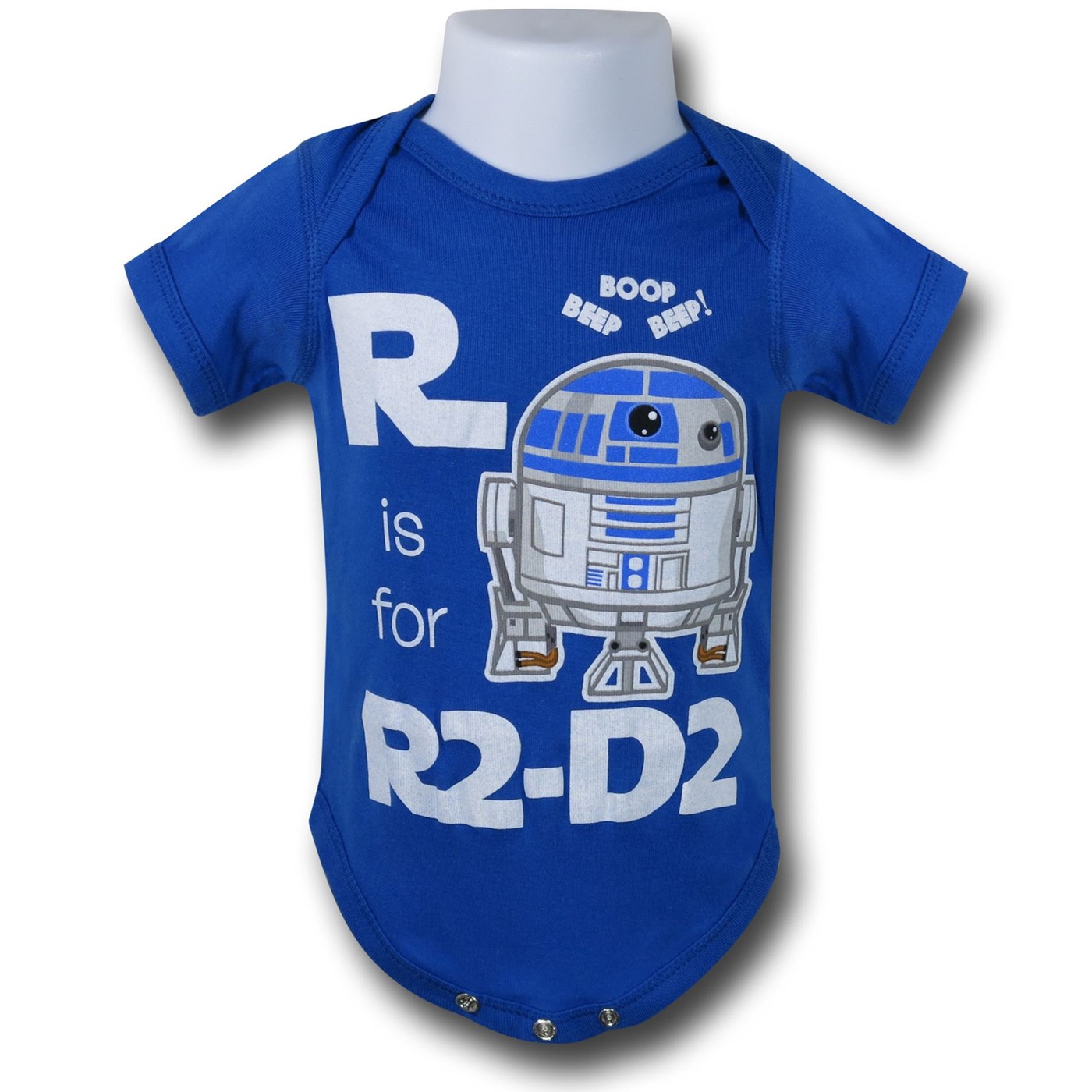 Star Wars R Is For R2-D2 Infant Snapsuit, Blue