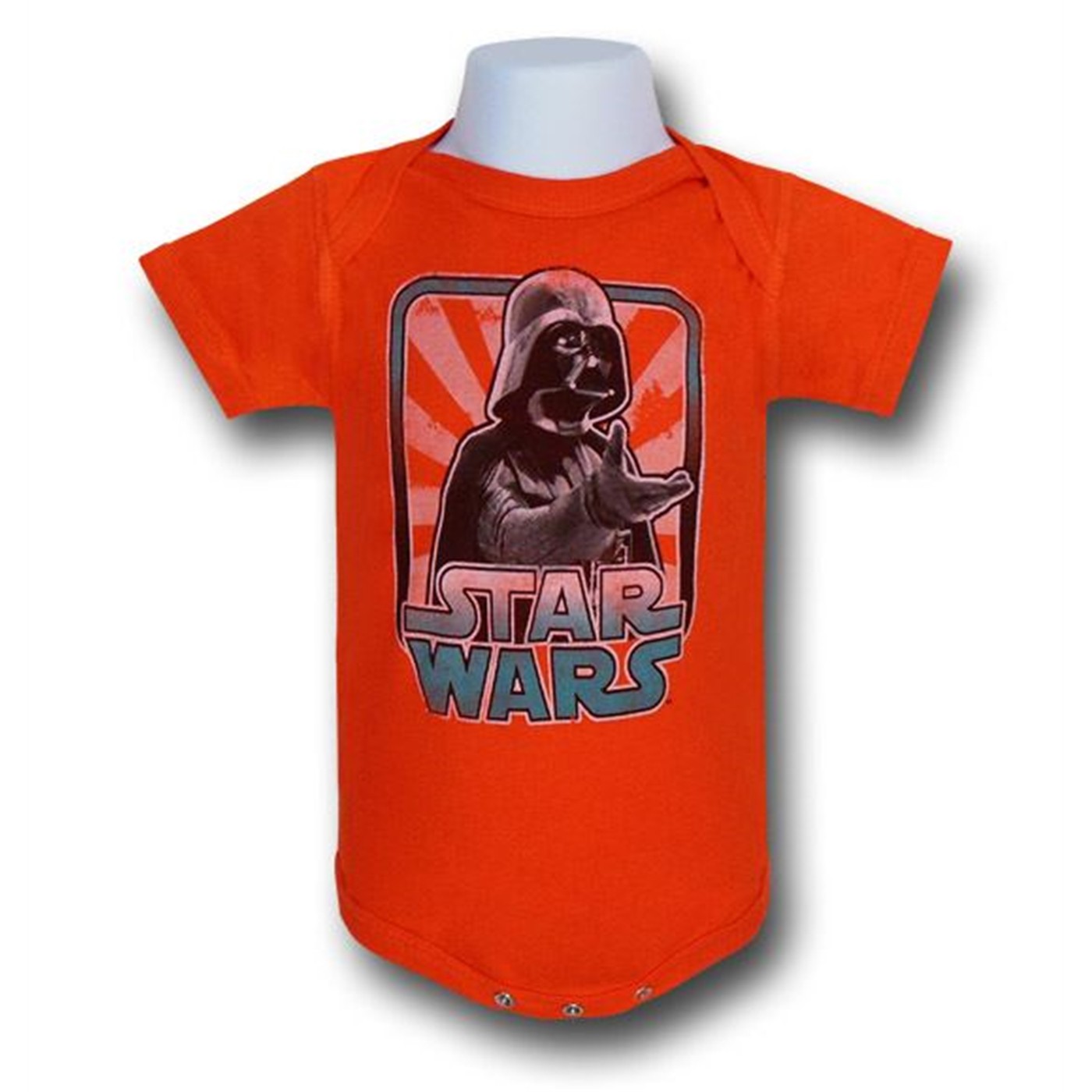 Star Wars Vader Hand Infant Snapsuit, Orange