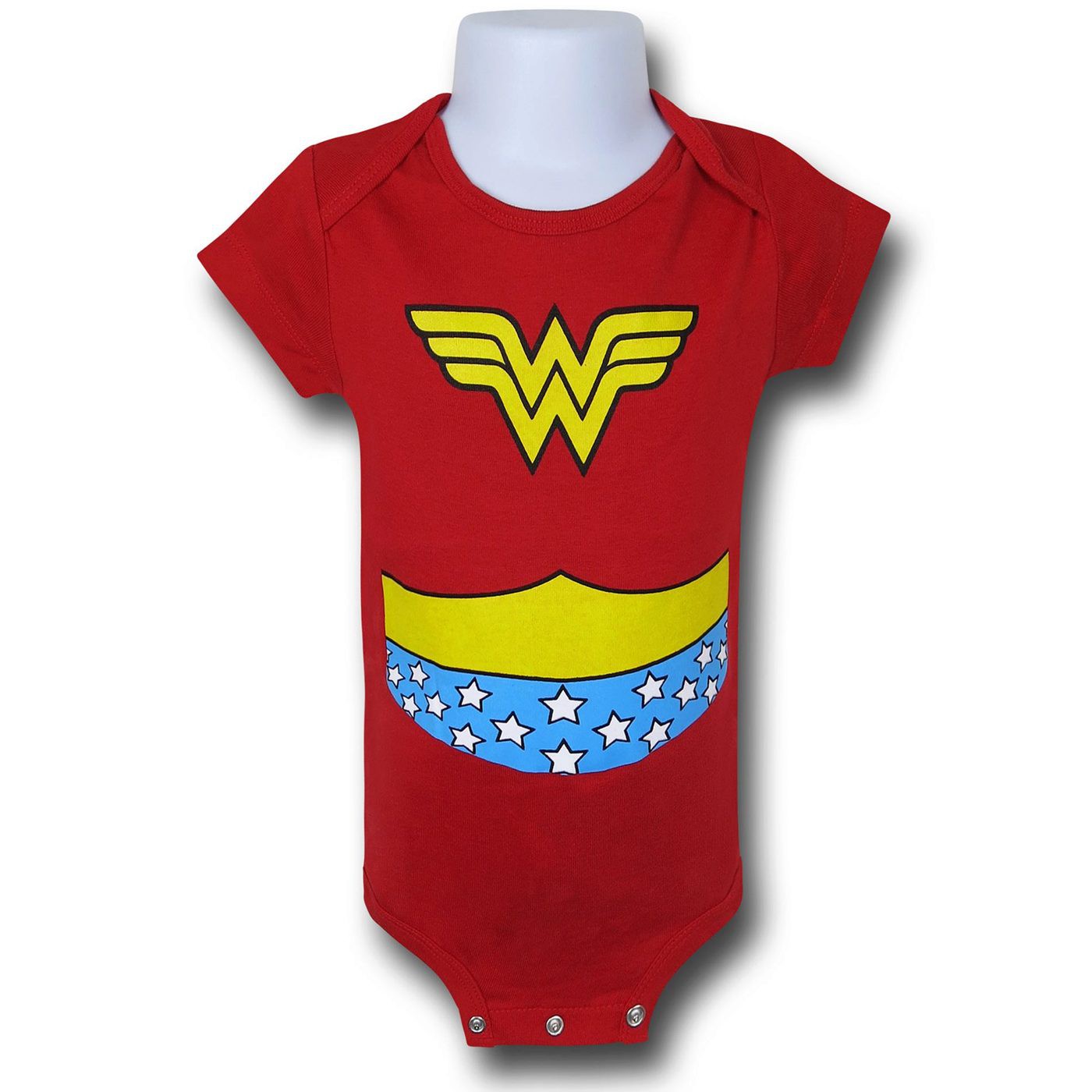 Wonder Woman Costume Infant Snapsuit, Red