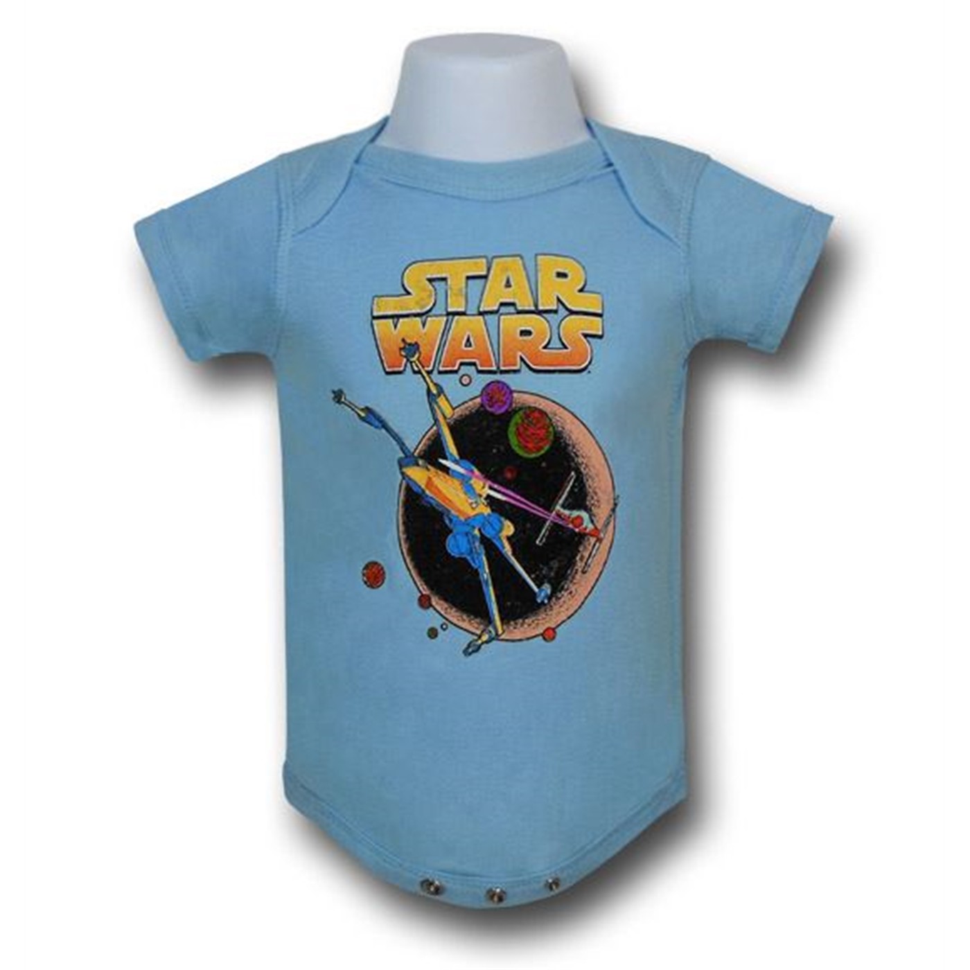 Star Wars X-Wing Flight Infant Snapsuit, Blue