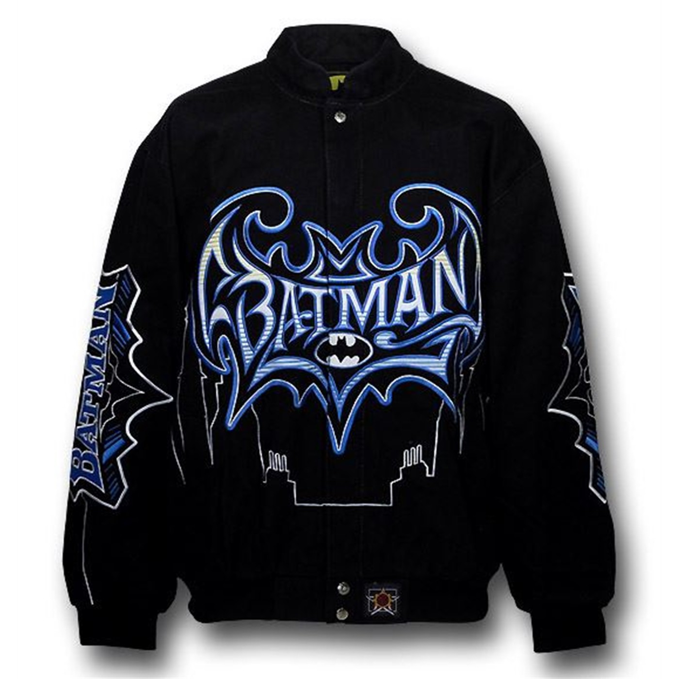 Batman Caped Crusader Twill Jacket, Black