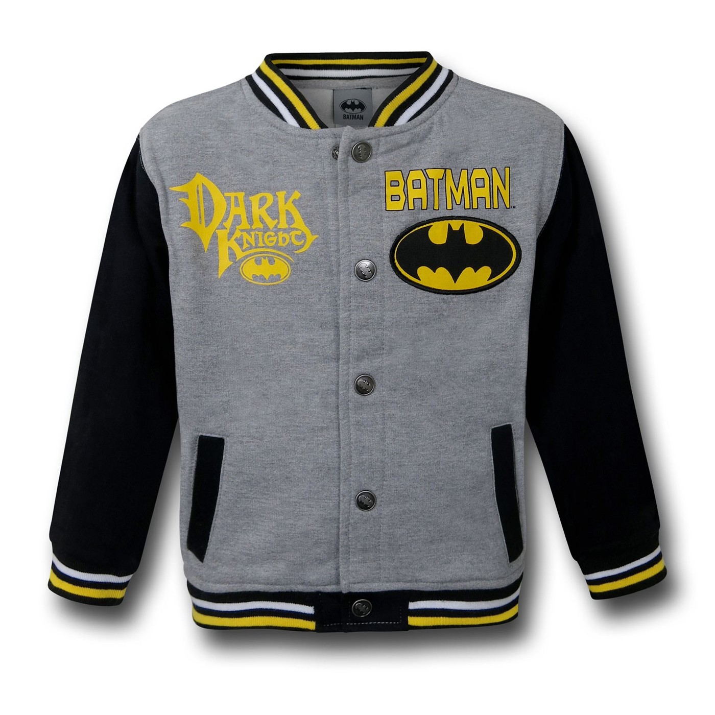 Batman Kids Stadium Jacket, Grey