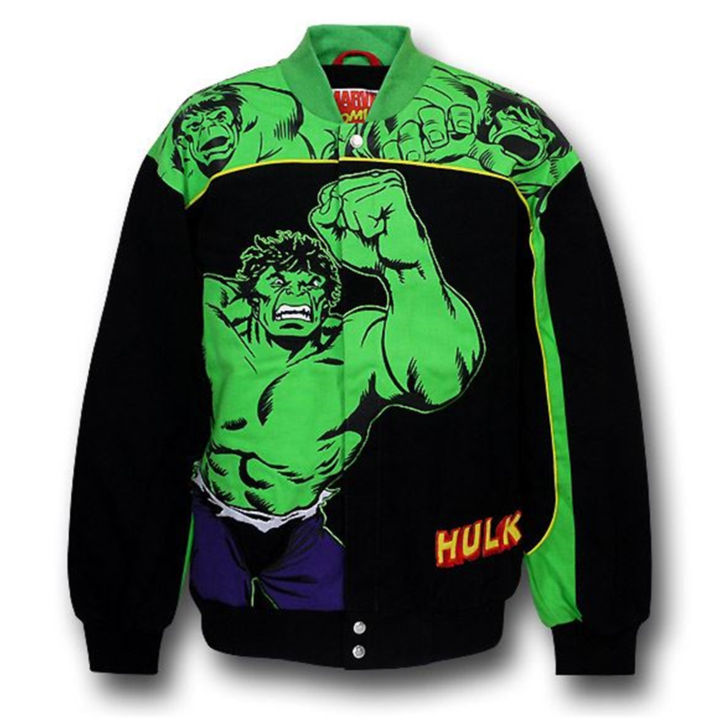 Hulk SMASH Twill Jacket, Black