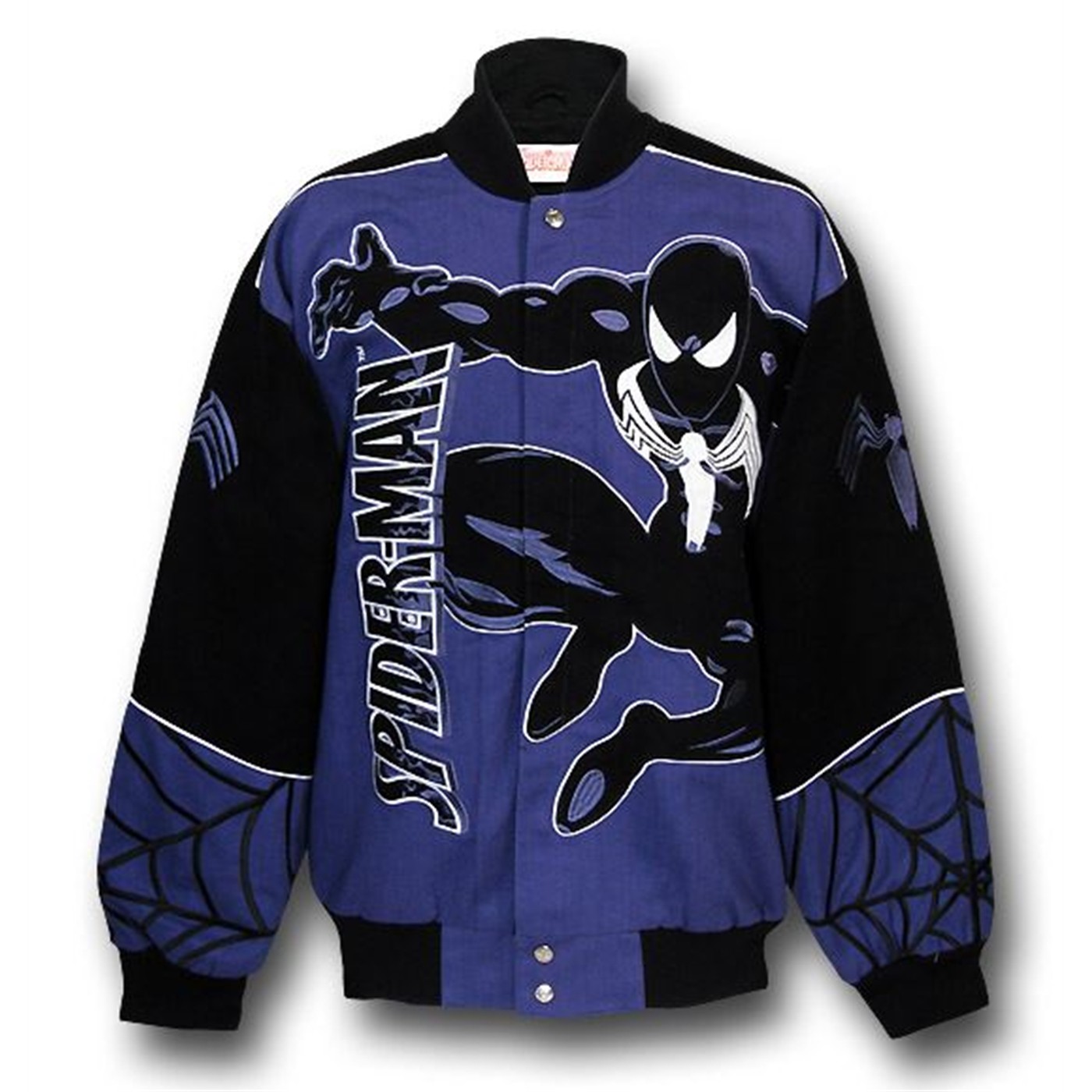 Spiderman Black Suit Twill Jacket, Black