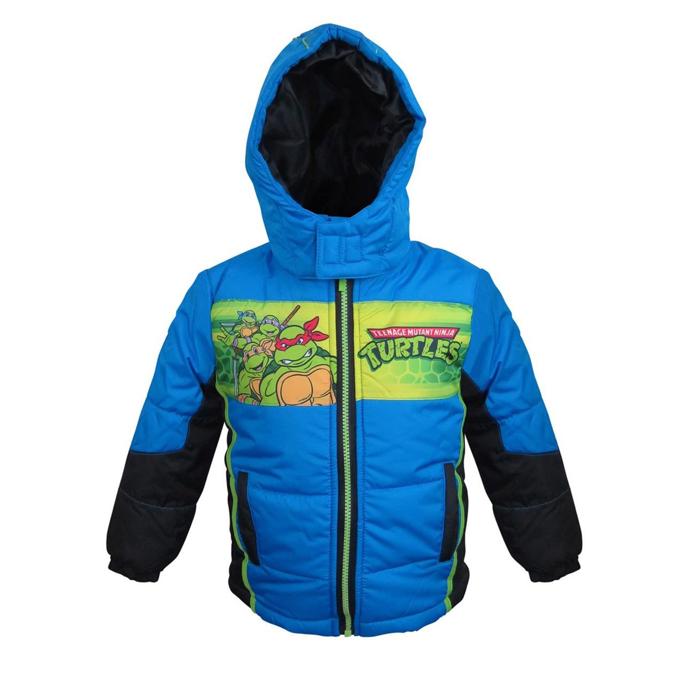 TMNT Kids Puffer Jacket, Blue