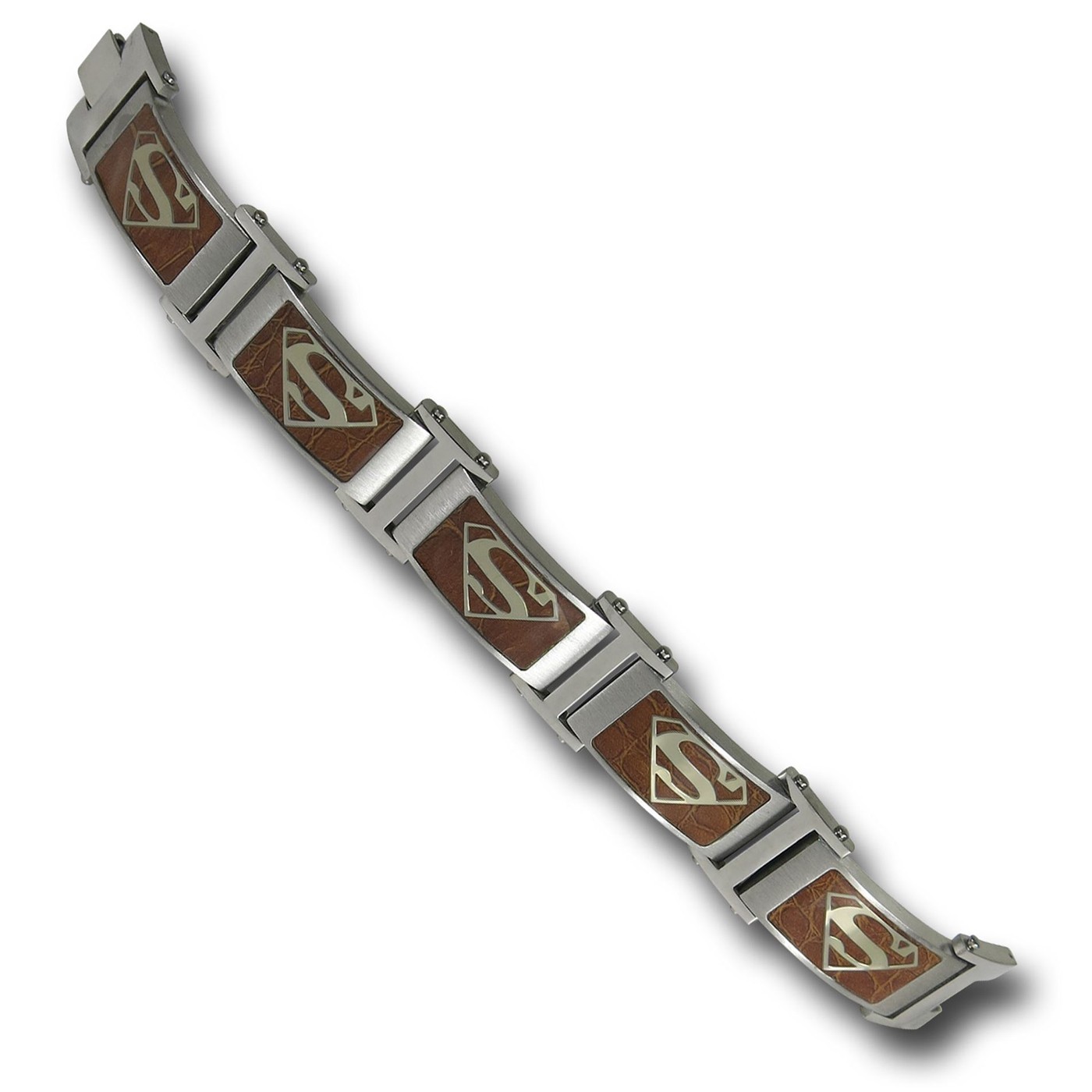 Superman Light Wood Segment Bracelet