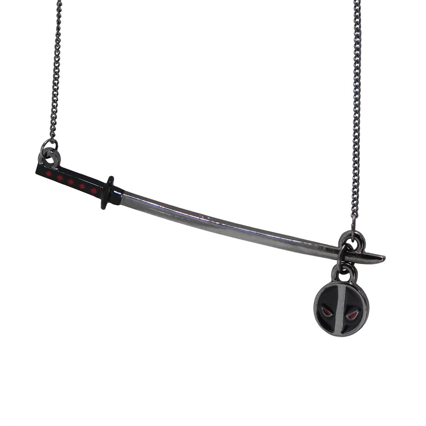 Deadpool Icon Symbol & Sword Women's Necklace