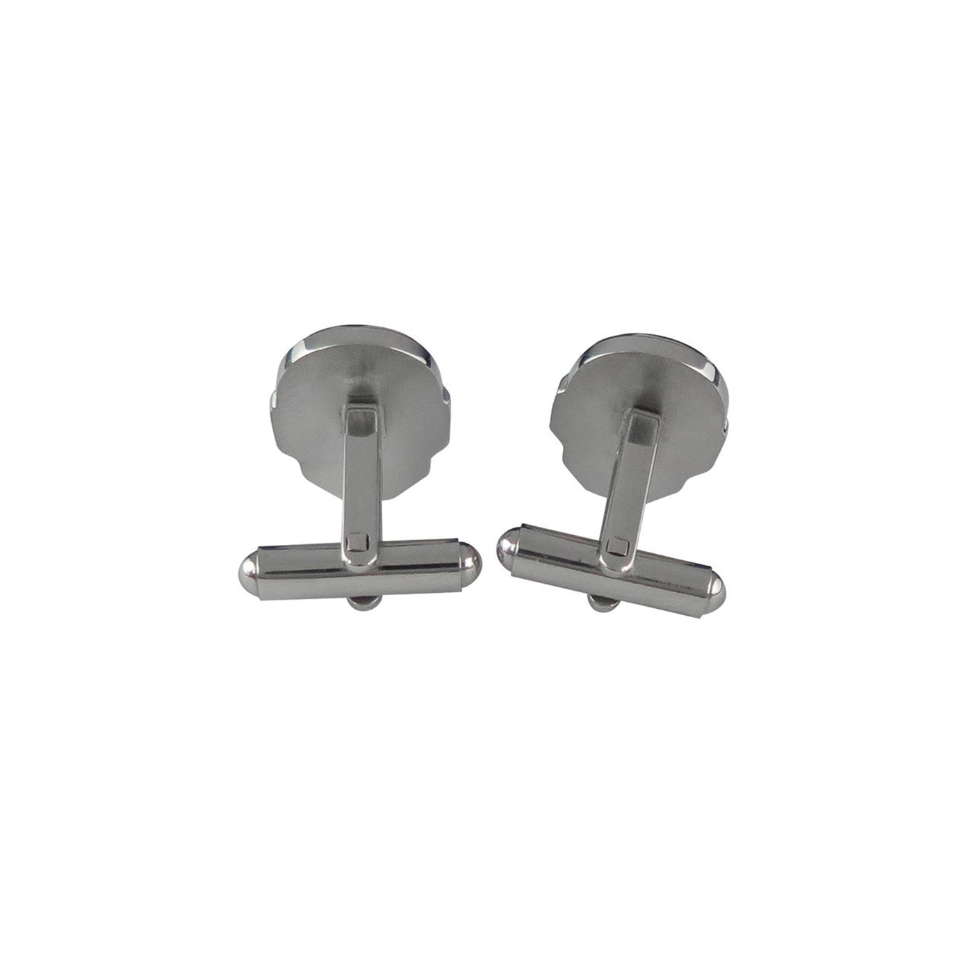 Iron Man Face Stainless Steel Plated Cufflinks, Silver