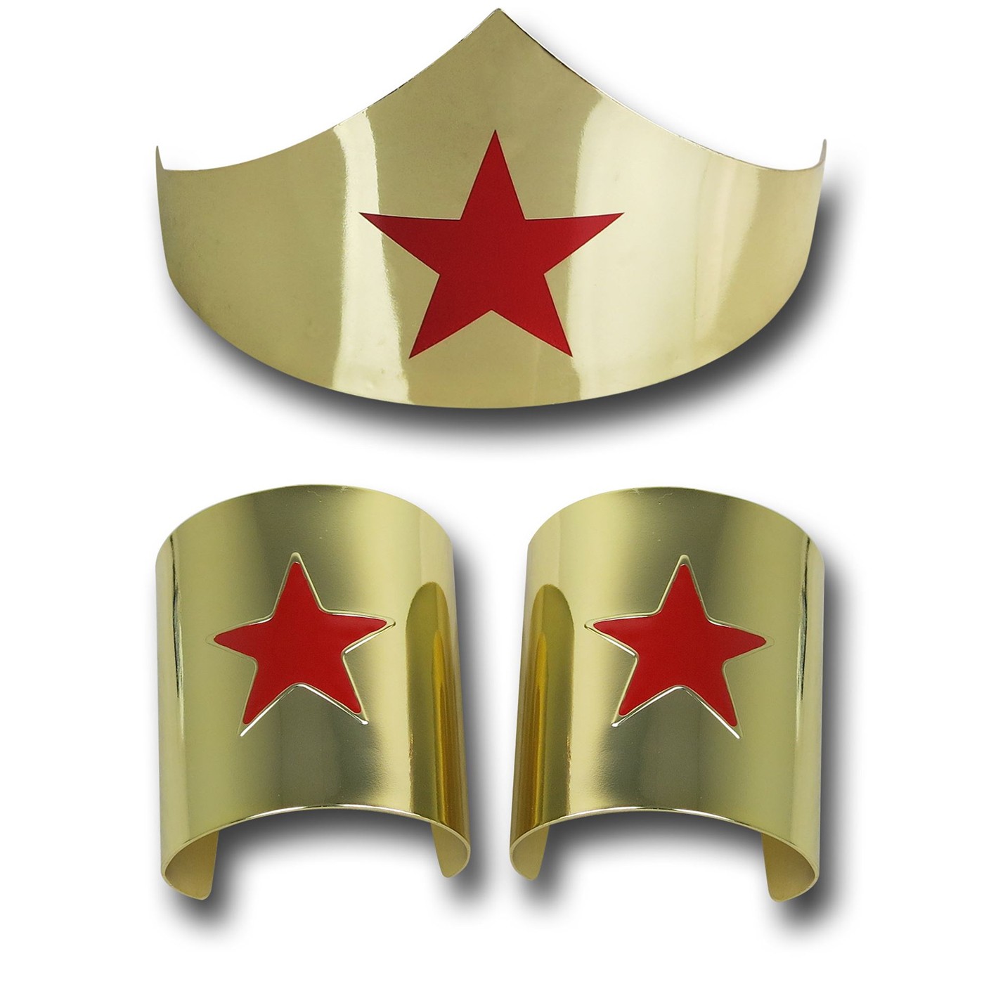 Wonder Woman Costume Tiara & Cuff Set
