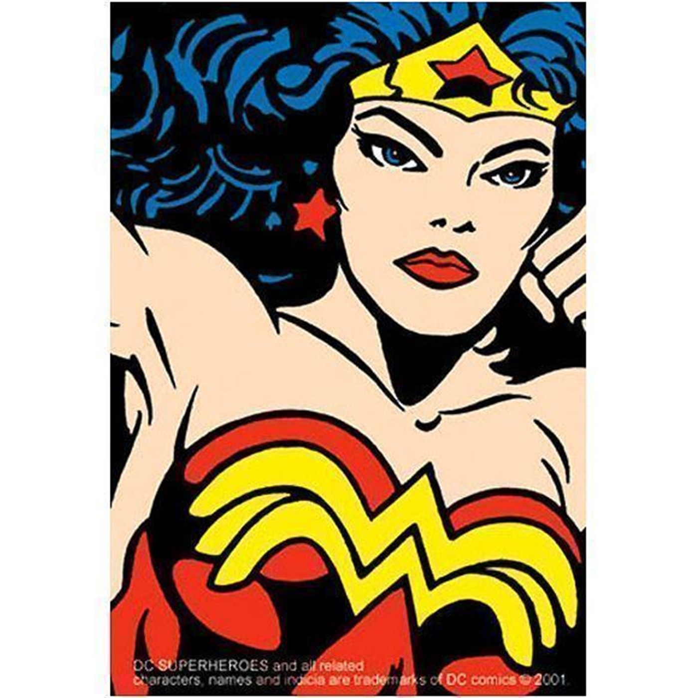 Wonder Woman Close Up Keychain Mirror