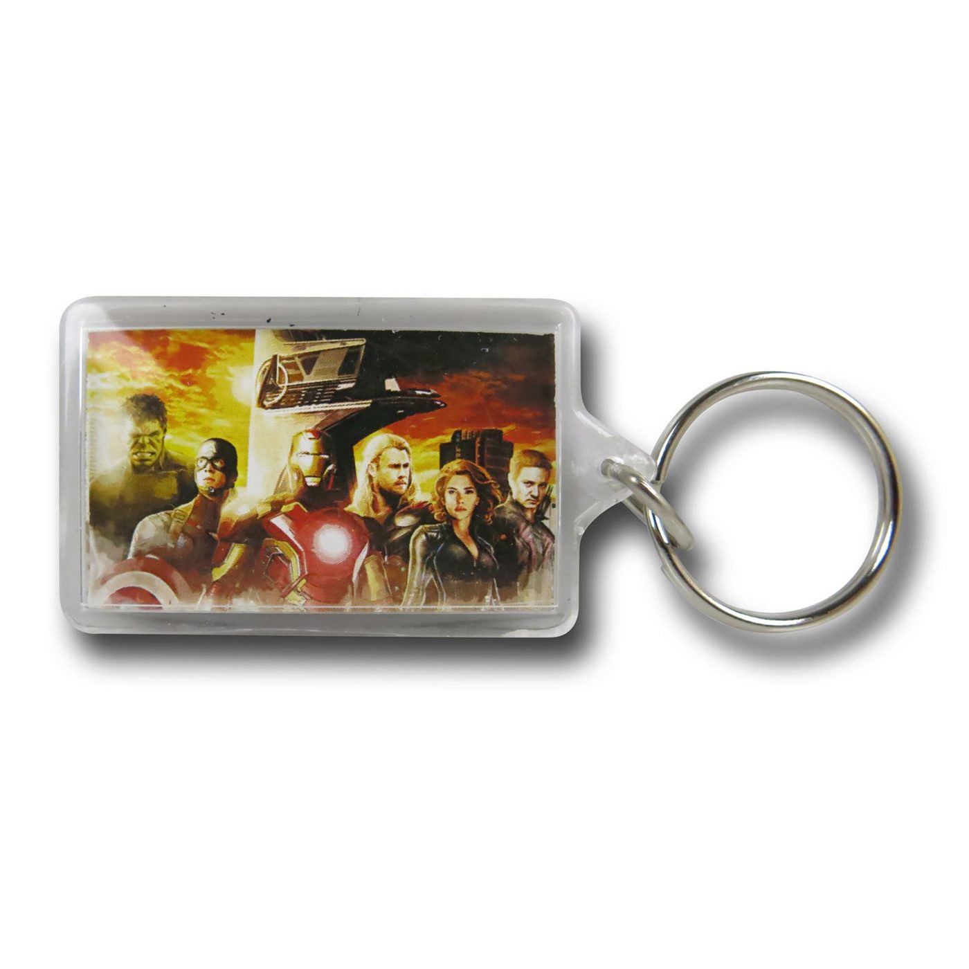 Avengers Age of Ultron Group Keychain, Yellow
