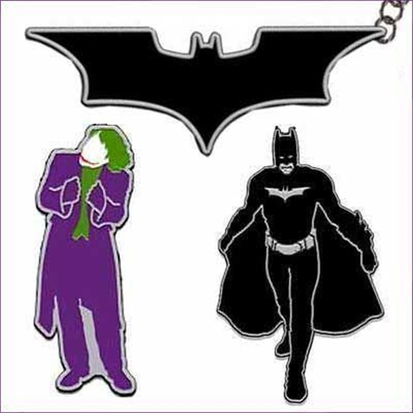 Dark Knight Keychain Set