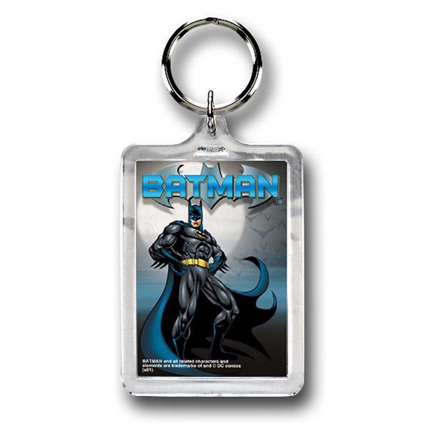 Batman Elbows Out Lucite Keychain