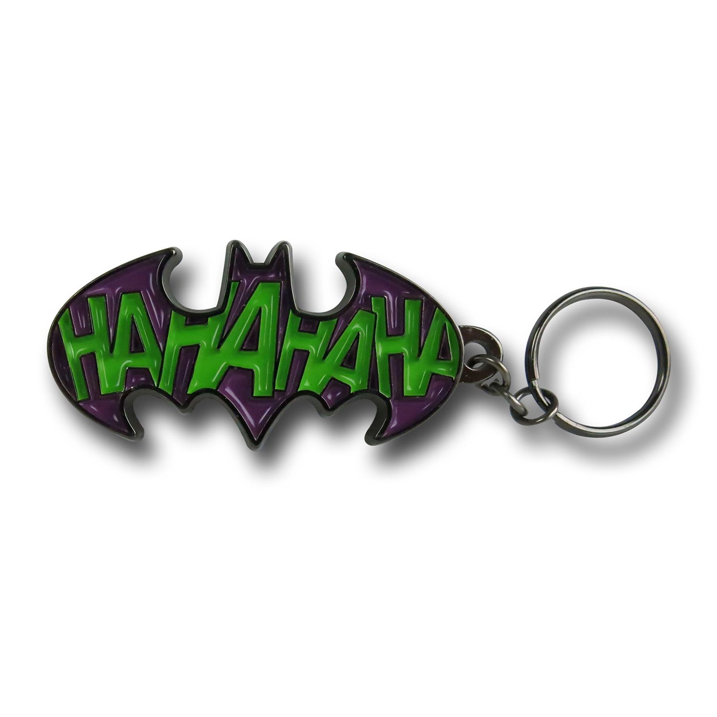 Batman Joker Hahaha Keychain, Green
