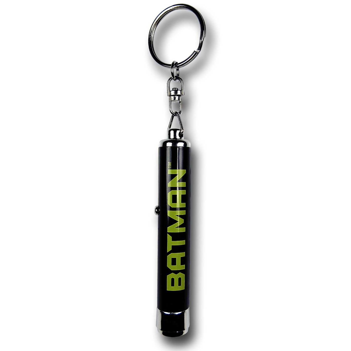 Batman Logo Keychain Flashlight, Black