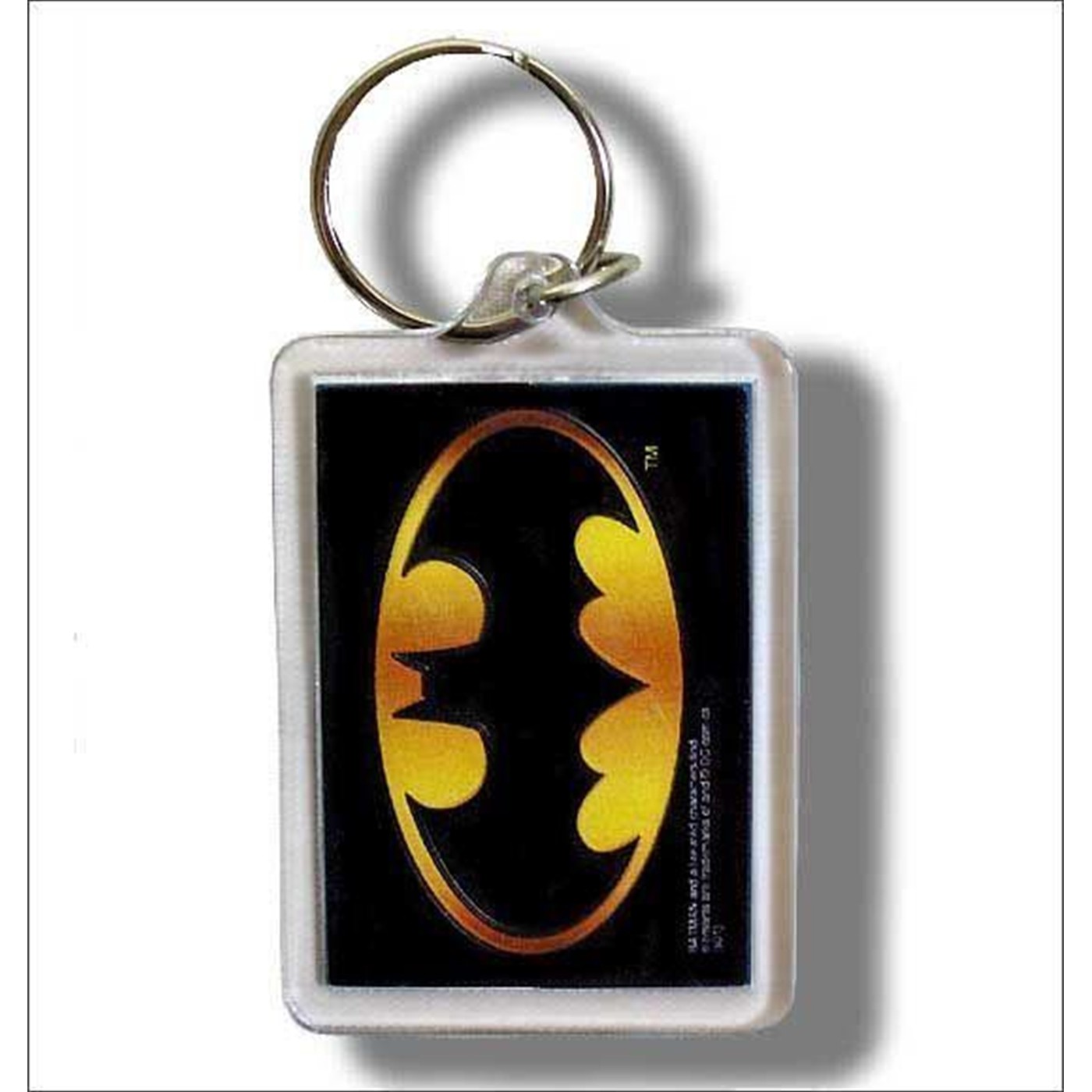 Batman Mirror Lucite Keychain