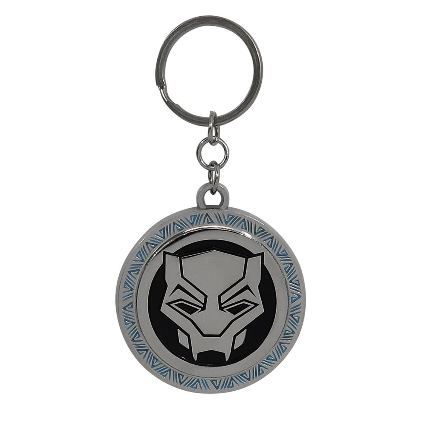 Black Panther Movie Symbol Metal Keychain