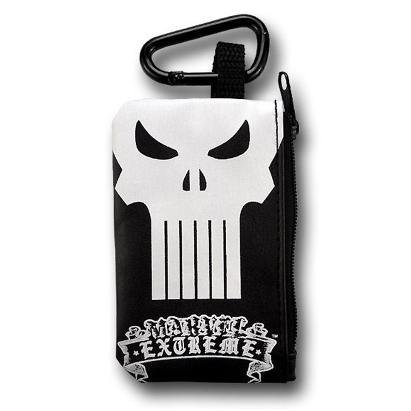 Punisher Key Chain & Card/Coin Case, Black