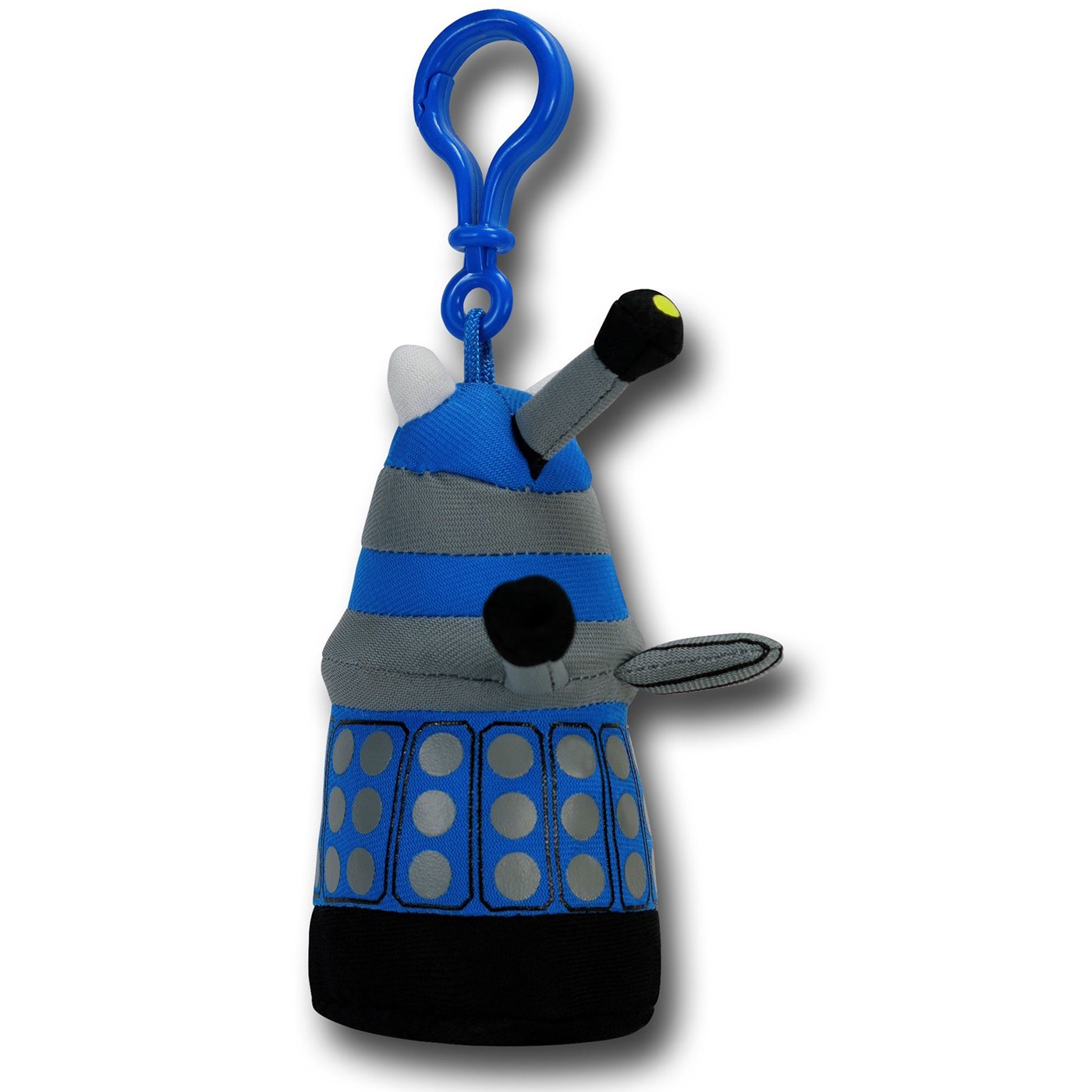 Doctor Who Blue Dalek Talking Clip-On Plush, Blue