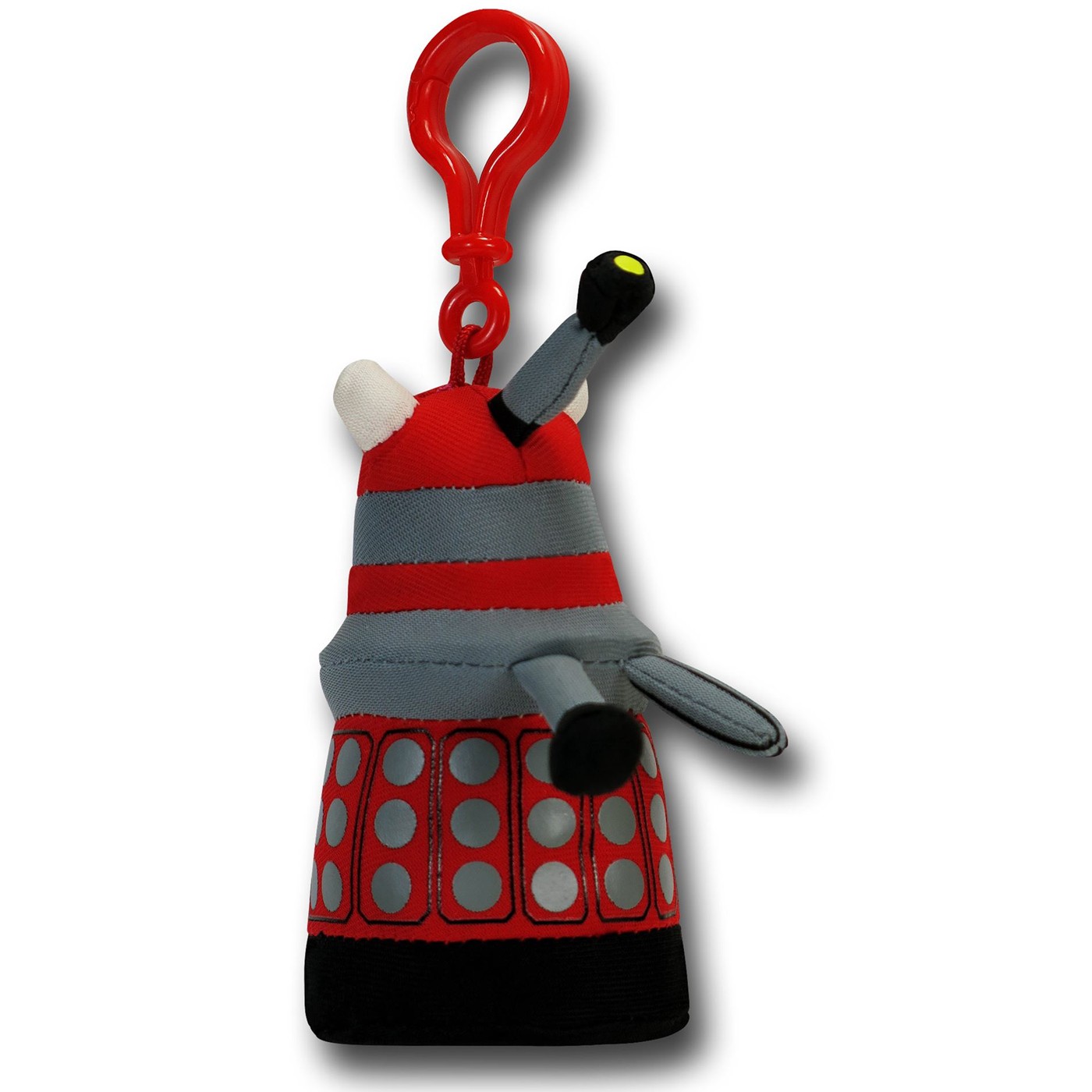 Doctor Who Red Dalek Talking Clip-On Plush, Red