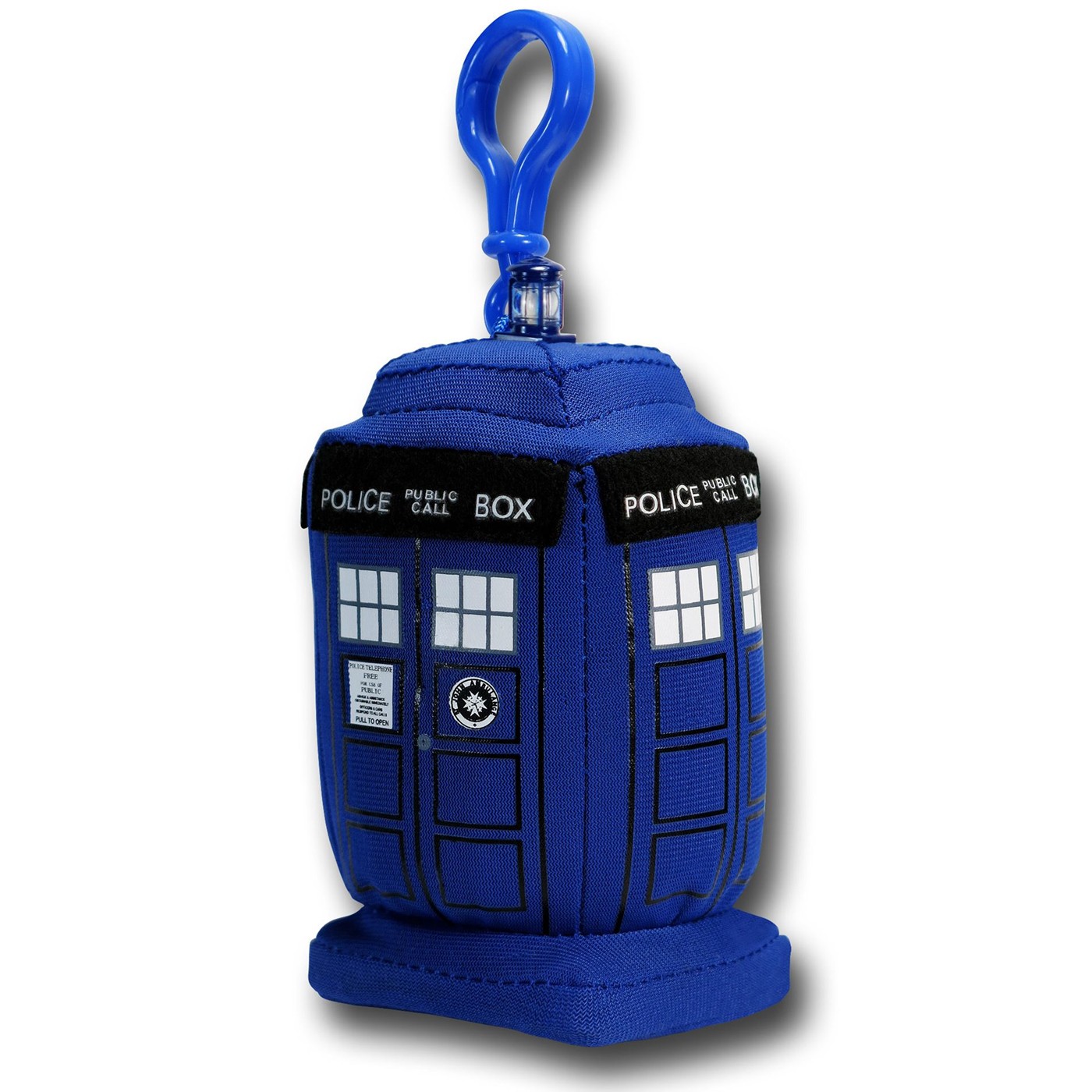 Doctor Who Tardis Talking Clip-On Plush, Blue