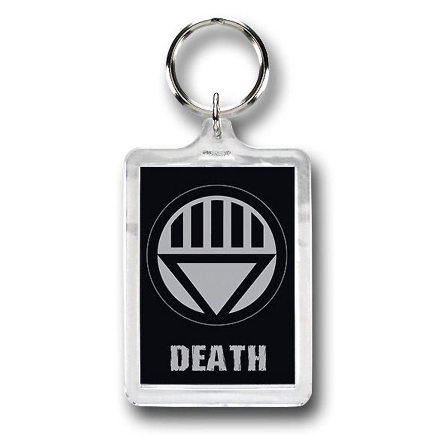 Green Lantern Death Symbol Lucite Keychain