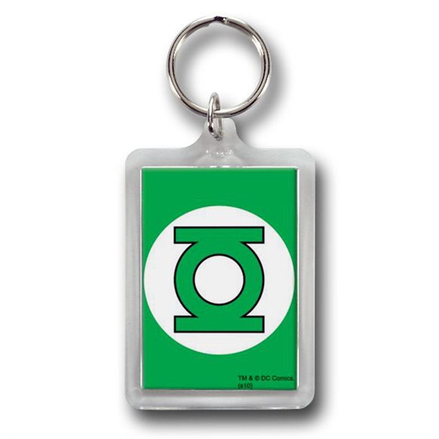 Green Lantern Symbol Keychain, Grey