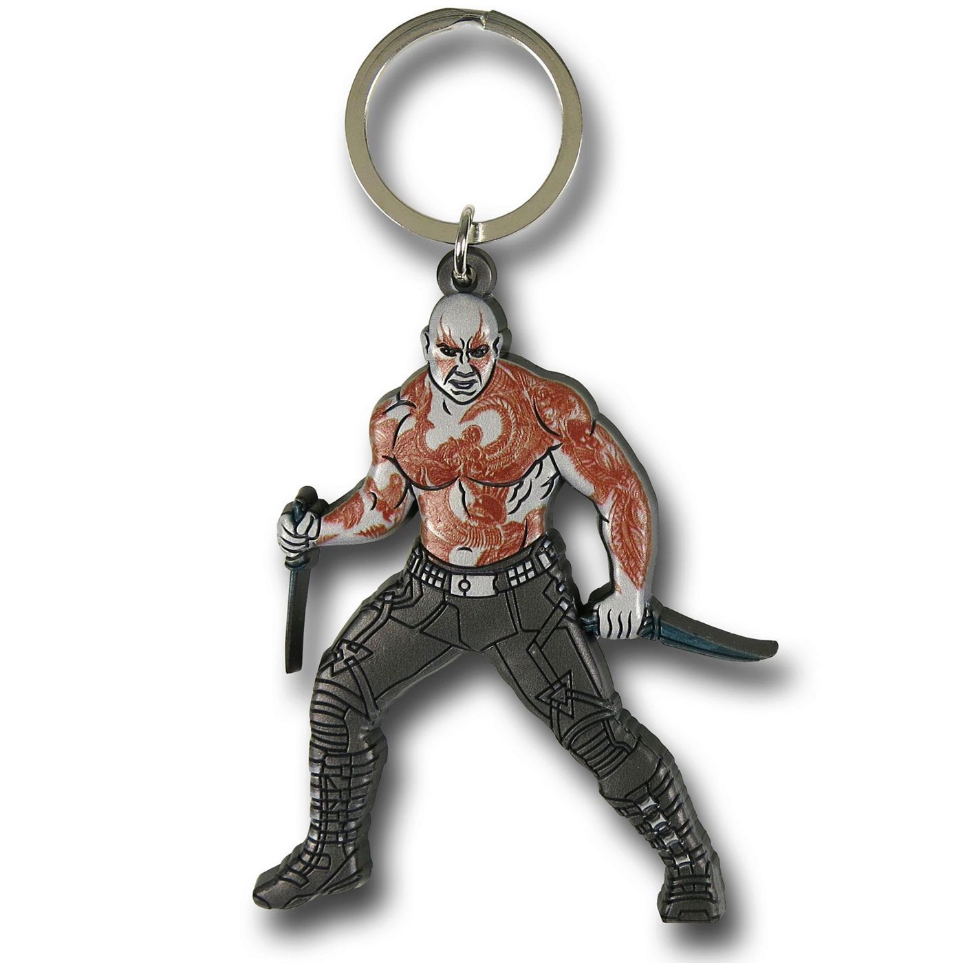 GOTG Drax The Destroyer Soft Keychain, Grey