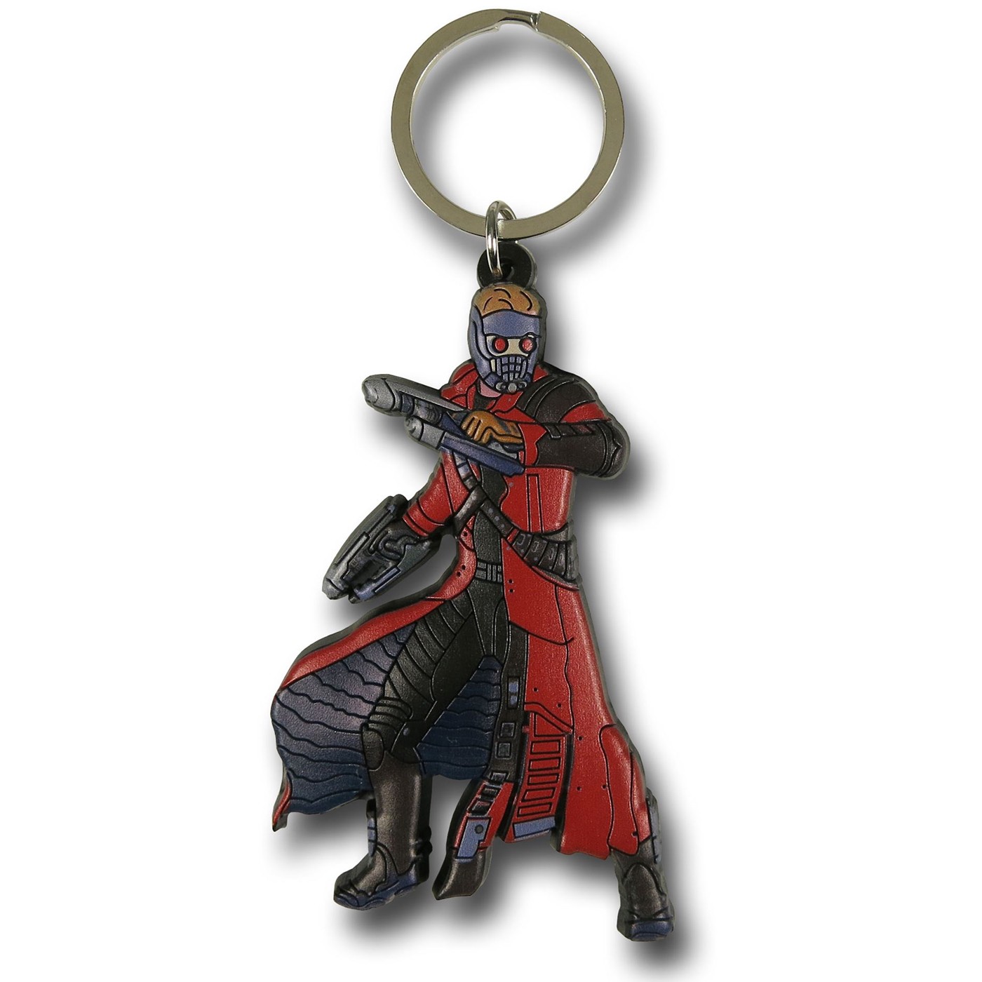 GOTG Star Lord Soft Keychain, Red