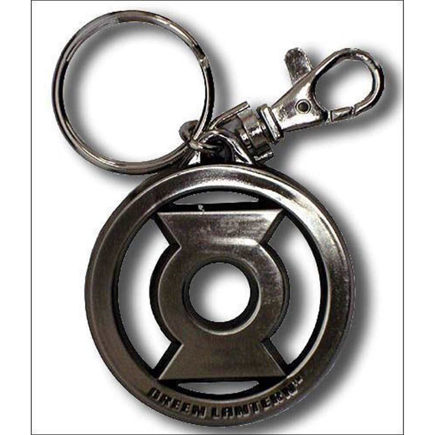 Green Lantern Metal Keychain