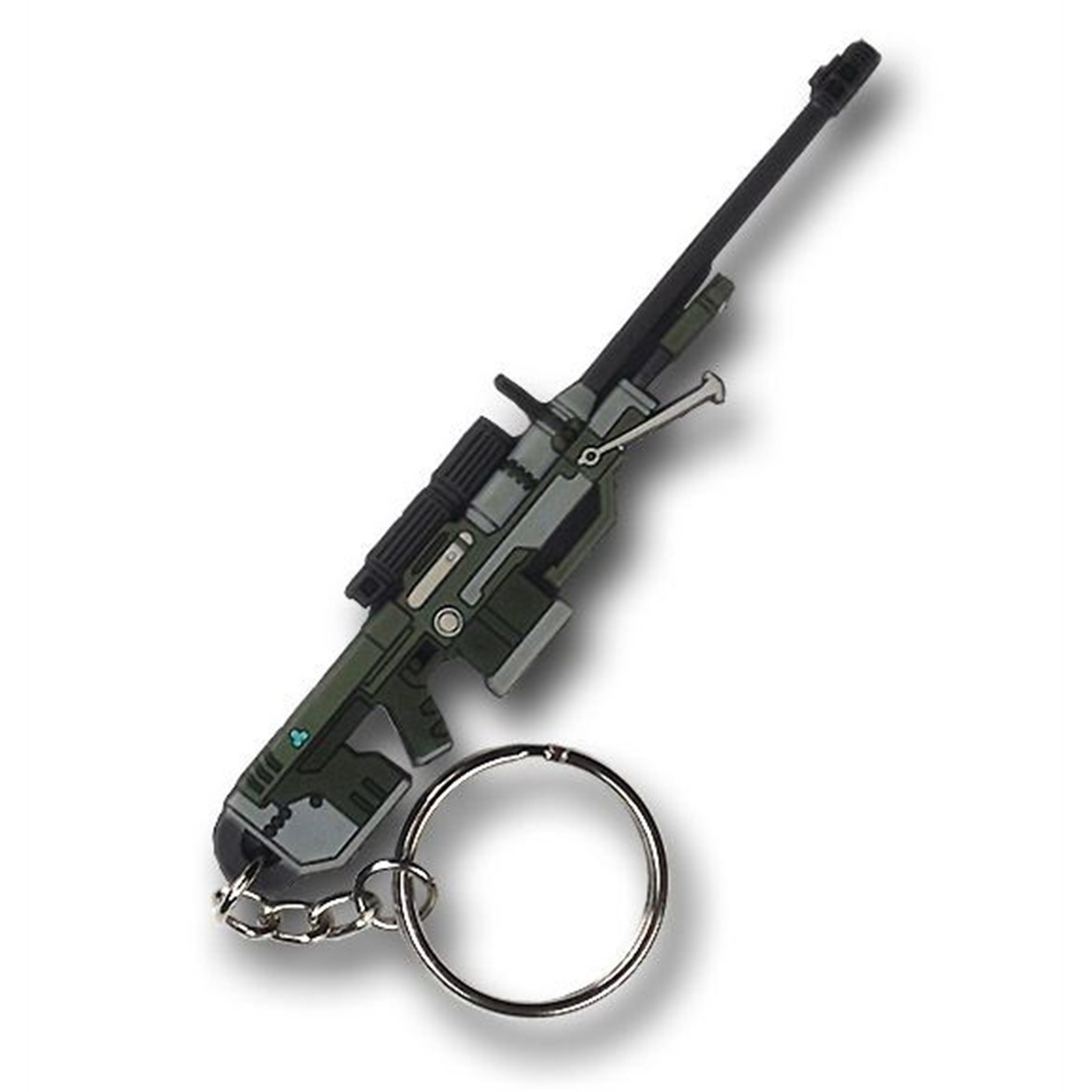 Halo 3 Sniper Rifle PVC Keychain, Black